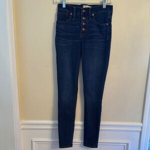Madewell 9” Mid-Rise Skinny Jeans.   NWOT